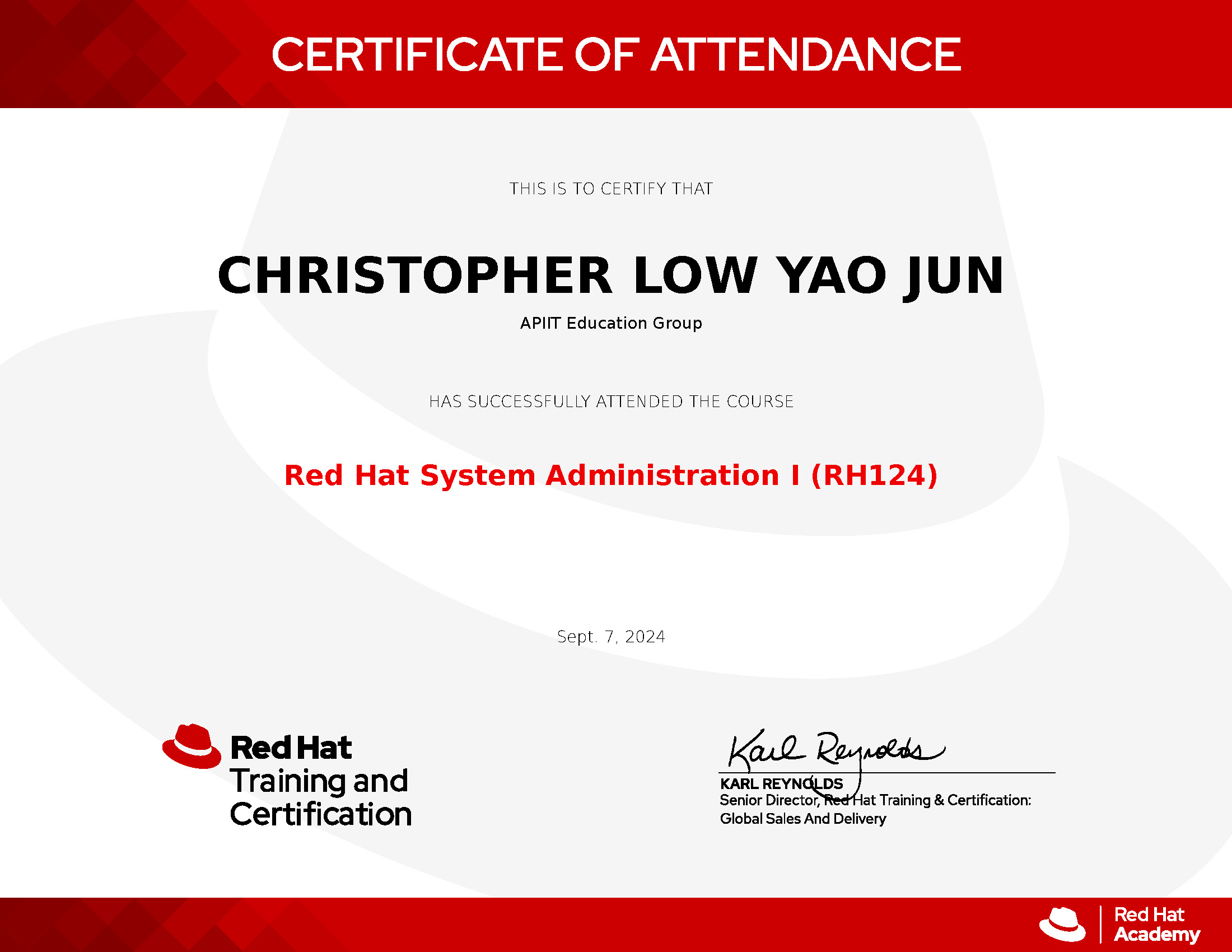 Red Hat Academy - System Administration (RH124)