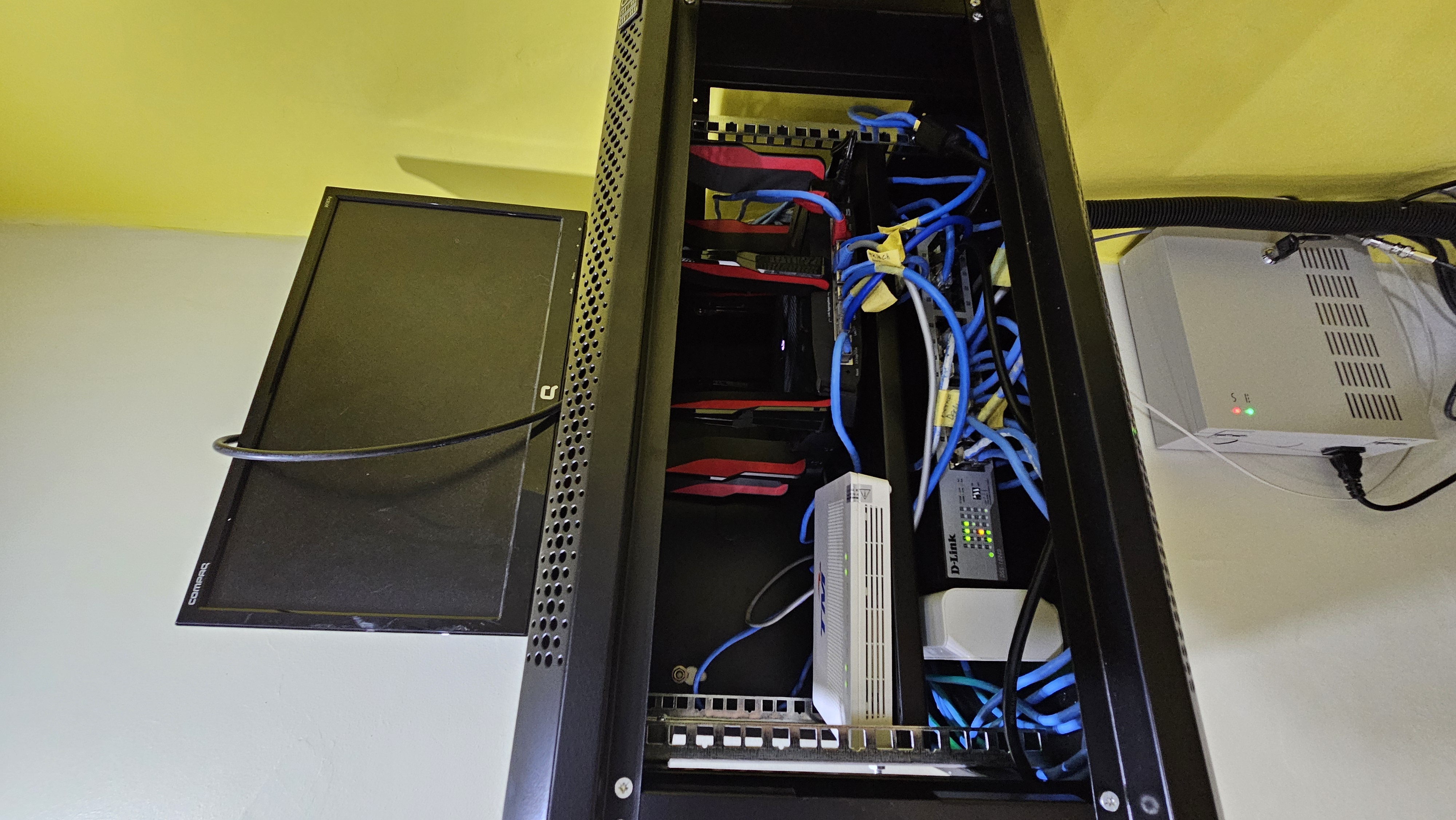 Switch & Router Server Rack Setup